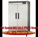 BEST PRICE MAXX Cold MCF-49FD 49-Cu-Ft Reach-In Two Door Commercial Freezer, Stainless