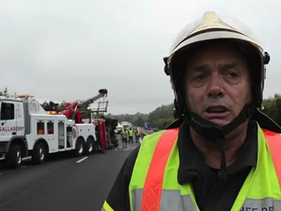 Faits-divers : accident de poids lourd sur la A64