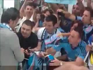 L'ambiance à l'arrivée de Del Piero à Sydney !