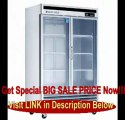 BEST BUY MAXX Cold MCR49GD 49-Cubic Foot Double Glass Door Commercial Refrigerator