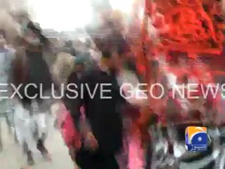 Geo Report- Exclusive Video of Khanpur Explosion- 15 Jan 2012