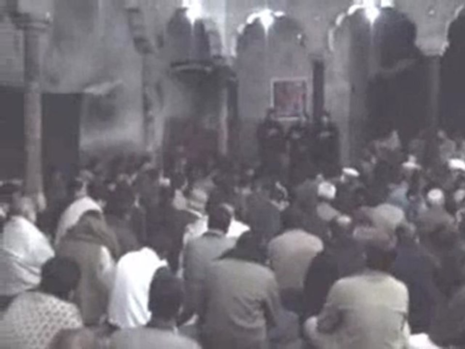 Majlis before blast in Peshawar Imambargah