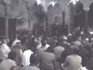 Majlis before blast in Peshawar Imambargah
