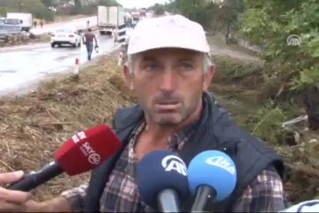 Biga'yı sel vurdu: 2 kişi kayıp