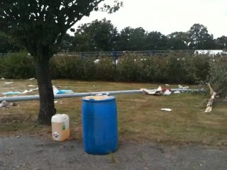 Un camion se couche à Martigné-Ferchaud