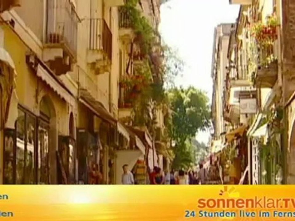 Destinationszuspieler Sizilien Sommer