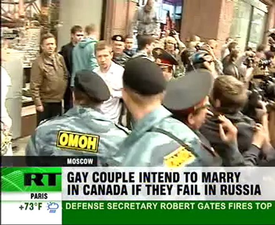 Russian lesbians attempt to marry - video Dailymotion