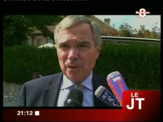 Politique : Conférence de Presse de Bernard Accoyer (Annecy)