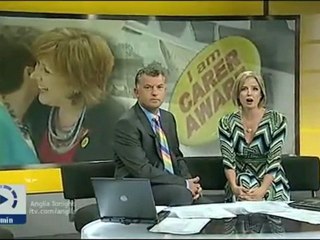 Anglia News Norwich Carers Aware Lynda Bellingham & Brightlingsea gold medalist Reg White