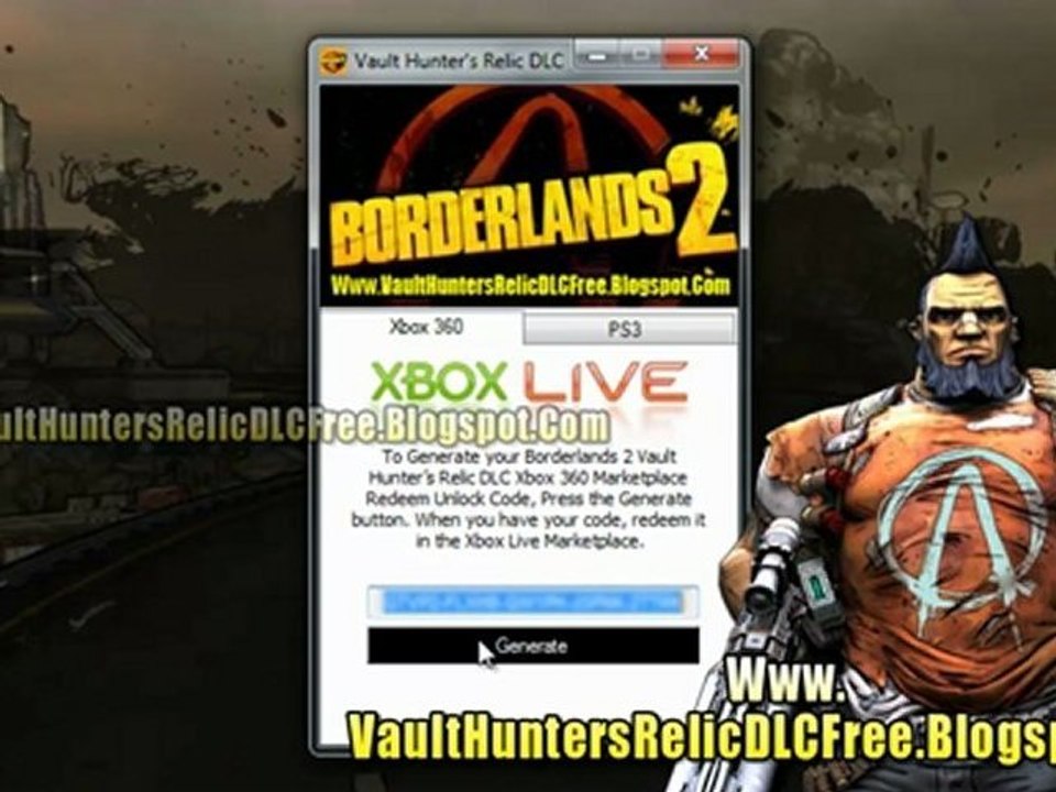 Borderlands 2 Vault Hunters Relic DLC Free Giveaway