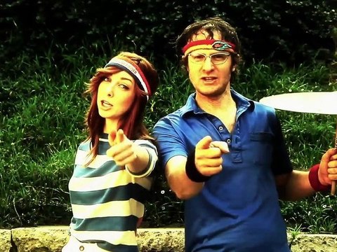 Chad Smith Air Drums! (Best Buy Girl?)