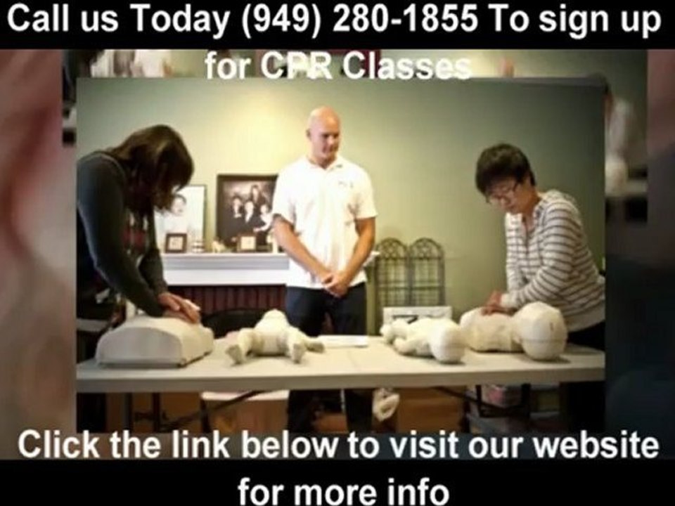 Costa Mesa CPR certification classes (949) 280-1855 "cpr classes"