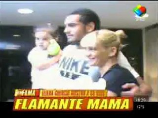 Pronto.com.ar Eliana Guercio y su bebe