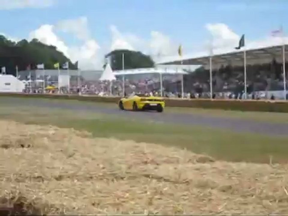 Ferrari Scuderia 16M up the hill at Festival of speed (2009)