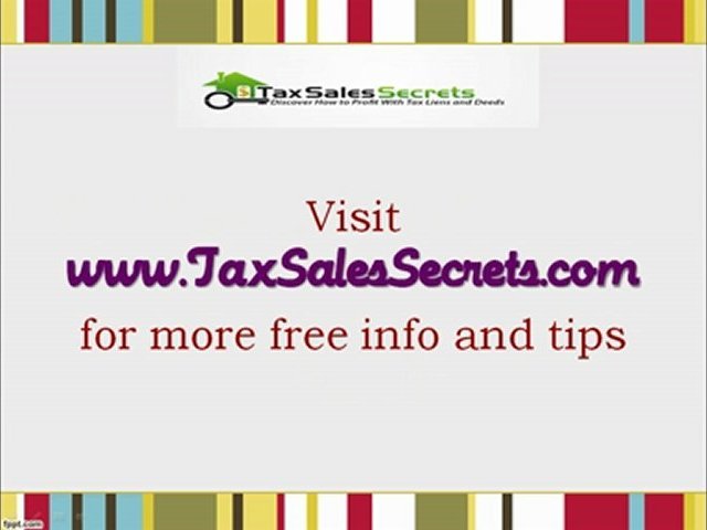 Tax Lien Auctions