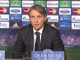 FÚTBOL: UEFA Champions League: Mancini está decepcionado con el resultado