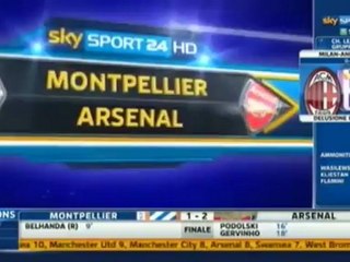 Montpellier - Arsenal 1-2 Champions League 18/09/2012