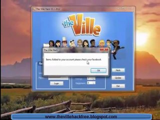 Hacking The Ville On Facebook (Working)