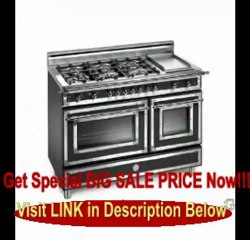 Video herunterladen: SPECIAL DISCOUNT Matt Black 48 Six-Burner Gas Range Electric Griddle