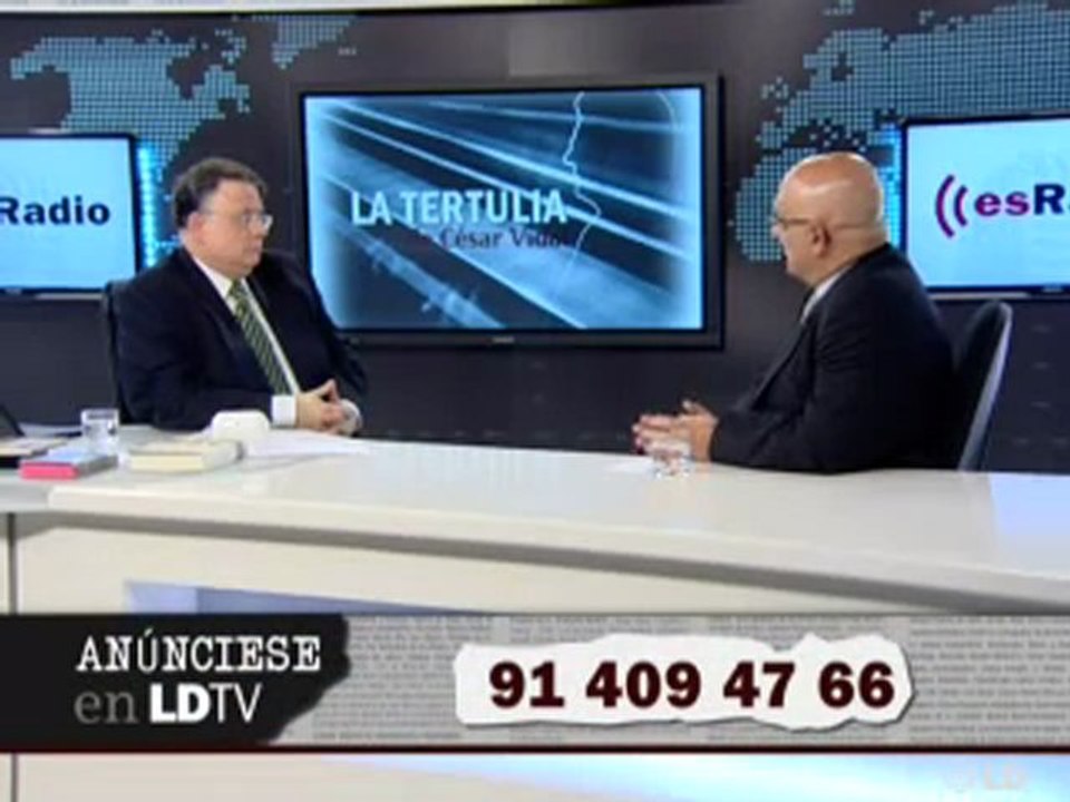 César Vidal entrevista a Juan Antonio Gómez-Trinidad, portavoz del PP en Educación - 11/05/10