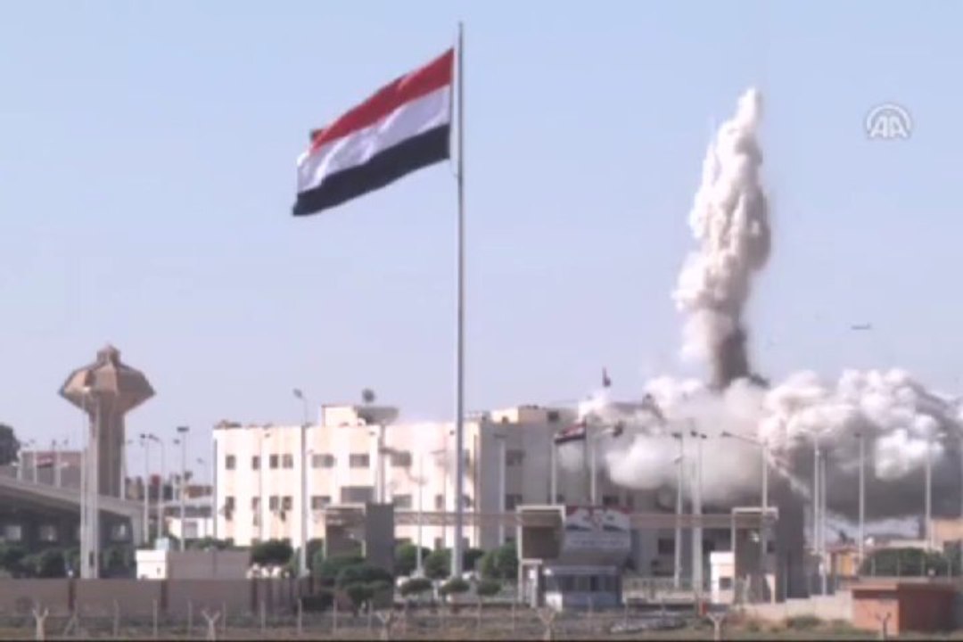 Patlama anı görüntülendi