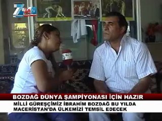 Zileli Milli güreşcimiz bozdağ dünya şampiyonasına hazırlanıyor.