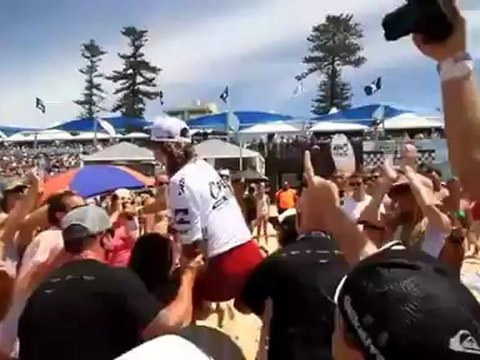 Rally for Sally Fitzgibbons at the ROXY Pro Biarritz 2012! #GoSally