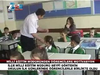Zile mem müdürü seyfi göktekinden öğrencilere ilk gün motivasyonu