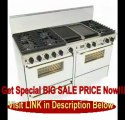 BEST BUY 60 Pro-Style Dual-Fuel LP Gas Range w/6 Sealed Ultra High-Low Burners Two 3.69 cu.ft. Convection Oven Self-Clean and 2 Double Sided Griddle/Grill Stainless