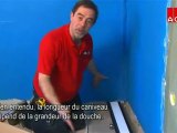 Pose d'un caniveau de douche ACO Top Showerline