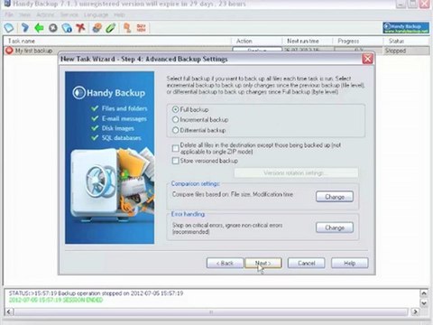 Handy Backup| How to backup to FTP