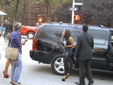 Angela Simmons Regrets Tiny Bikini as She Covers Her Modesty on the Beach