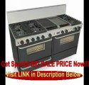 BEST PRICE 60 Pro-Style Dual-Fuel Natural Gas Range with 6 Sealed Ultra High-Low Burners Two 3.69 cu. ft. Convection Oven Self-Clean and 2 Double Sided Griddle/Grill
