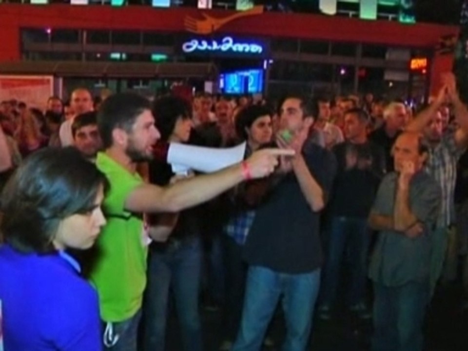 Georgian jail torture video sparks protests