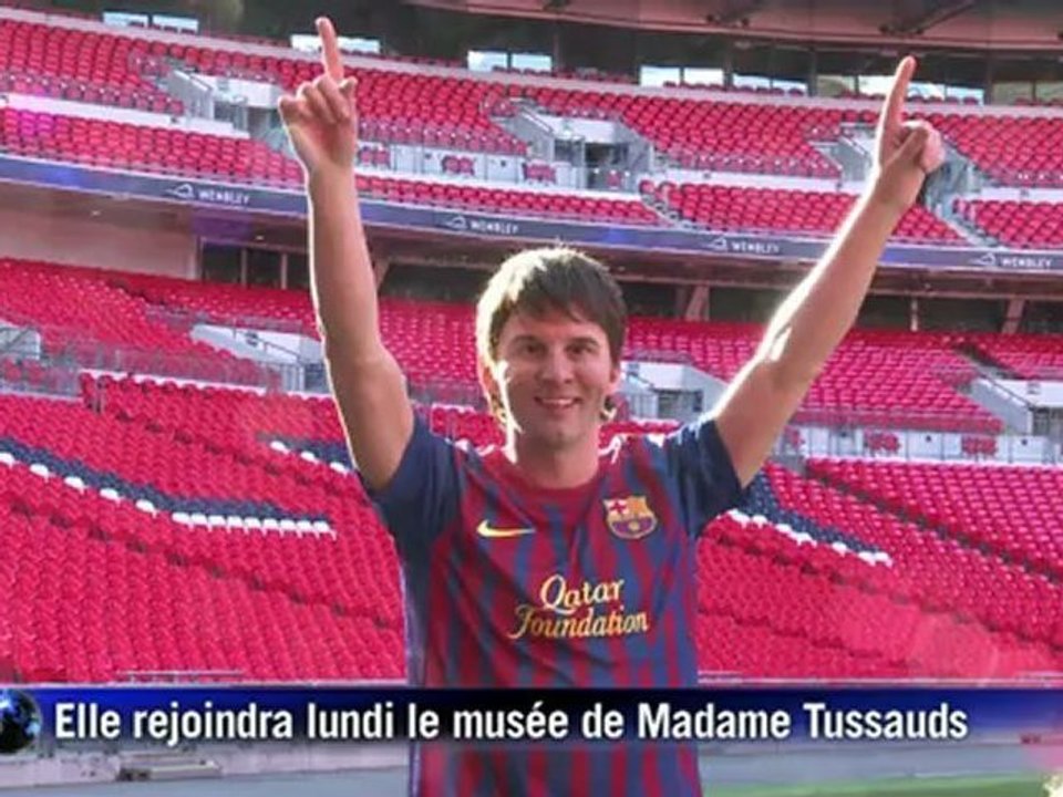 Londres: la statue de cire de Lionel Messi chez...