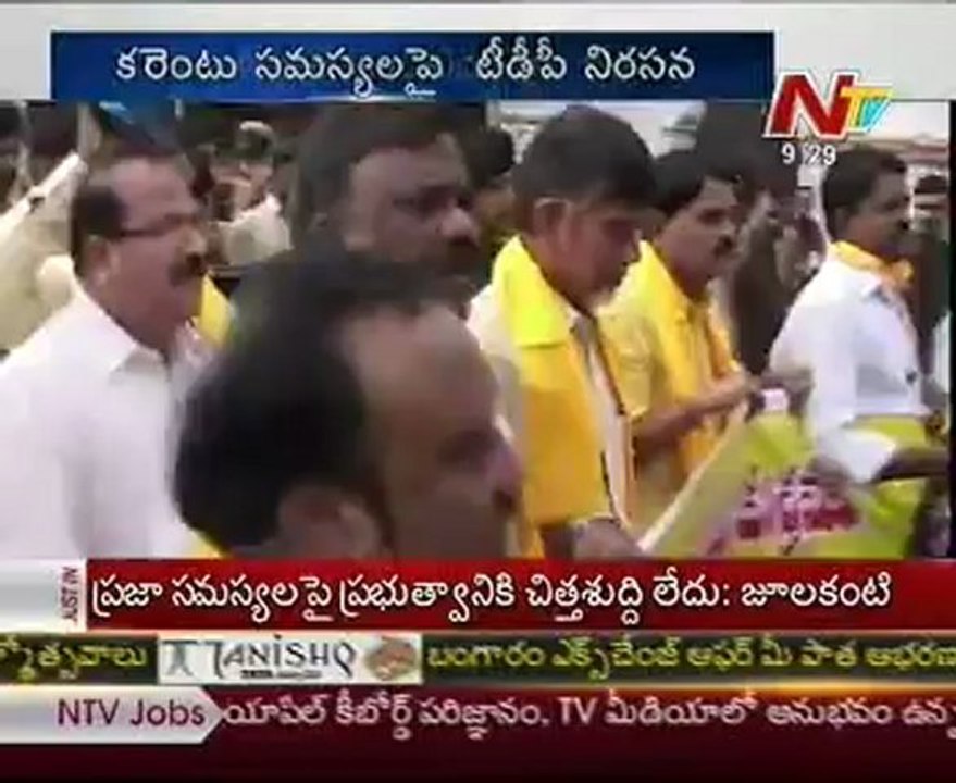 Walk to Assembly by TDP MLAs