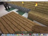 Minecraft  mode creatif (creation base maison )