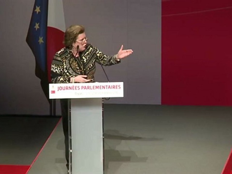 discours de Catherine Trautmann lors des journées parlementaires
