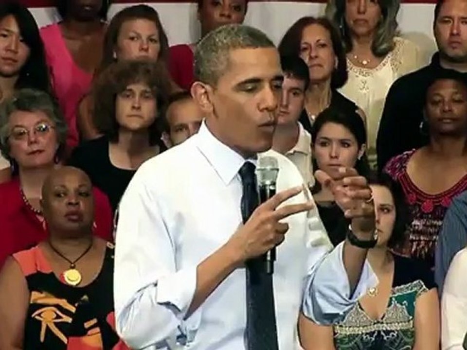 Obama cantando "U Didn't Build That"