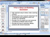 Easy List Building Quickstart Review with Bonus