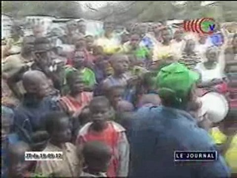 Inauguration des nouveaux bâtiments des écoles de Mbama