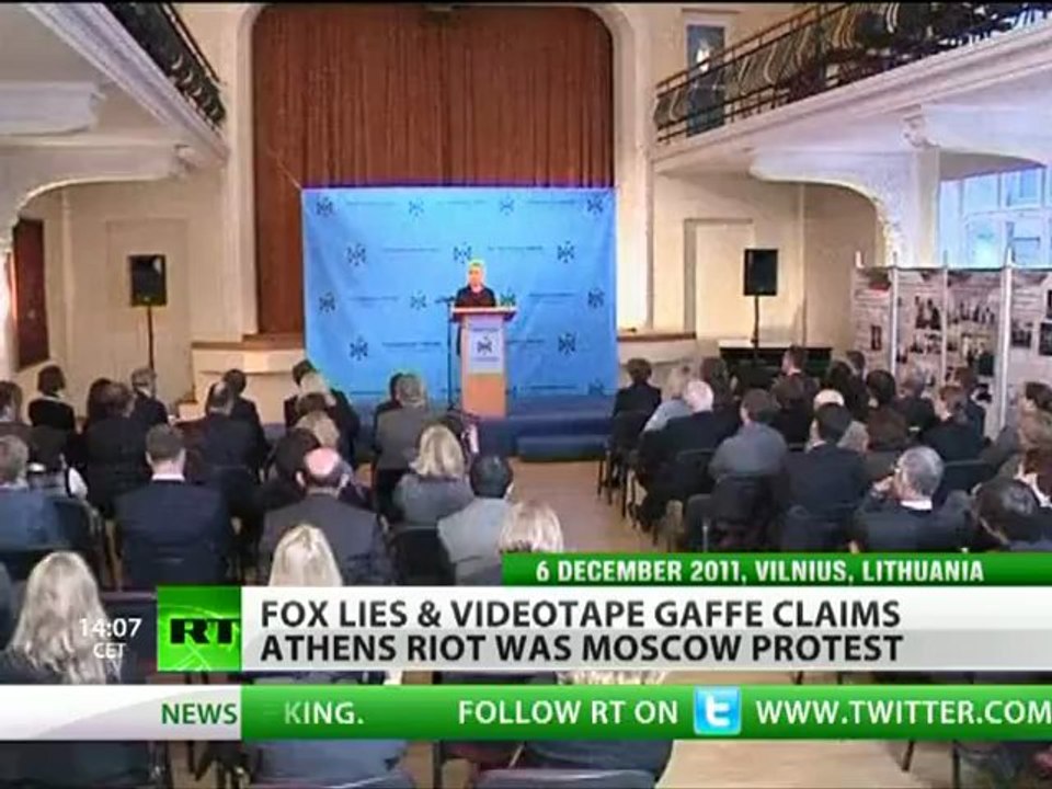 Riot Wrong: FOX fakes Moscow protest with Athens clashes
