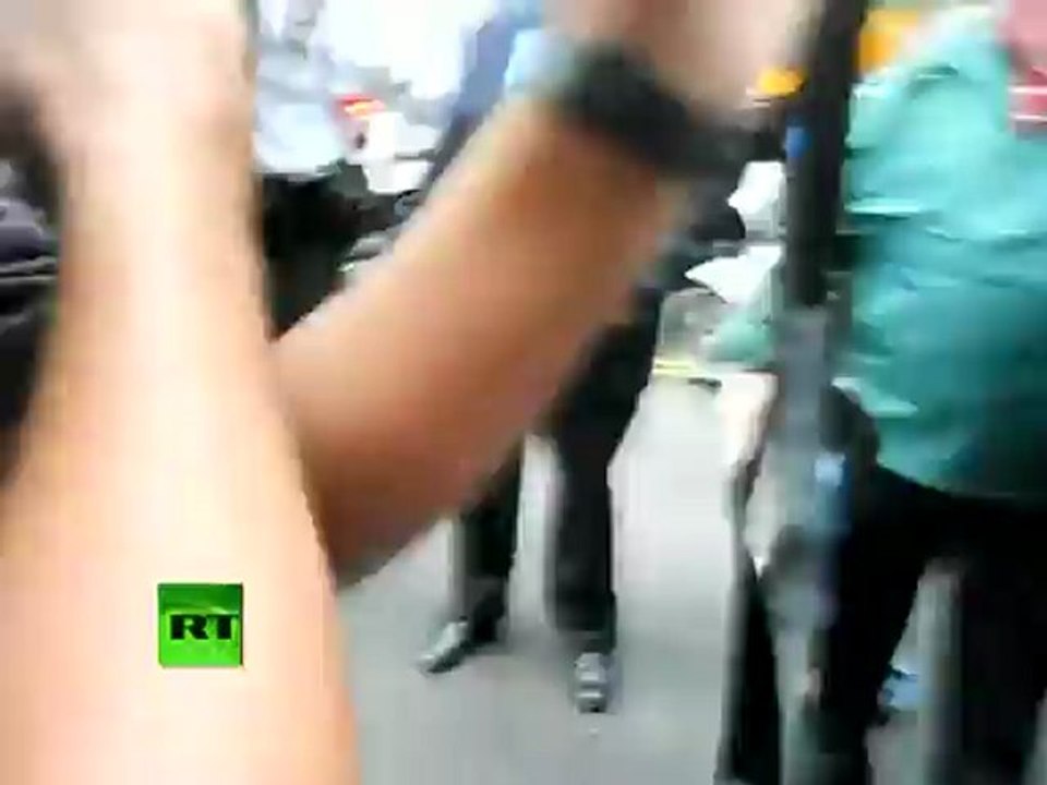 Video: 'Occupy Wall Street' NYPD 'runs over' protester with scooter