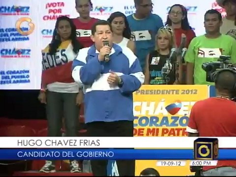 Chávez a jóvenes del PSUV: Cuenten conmigo toda la vida