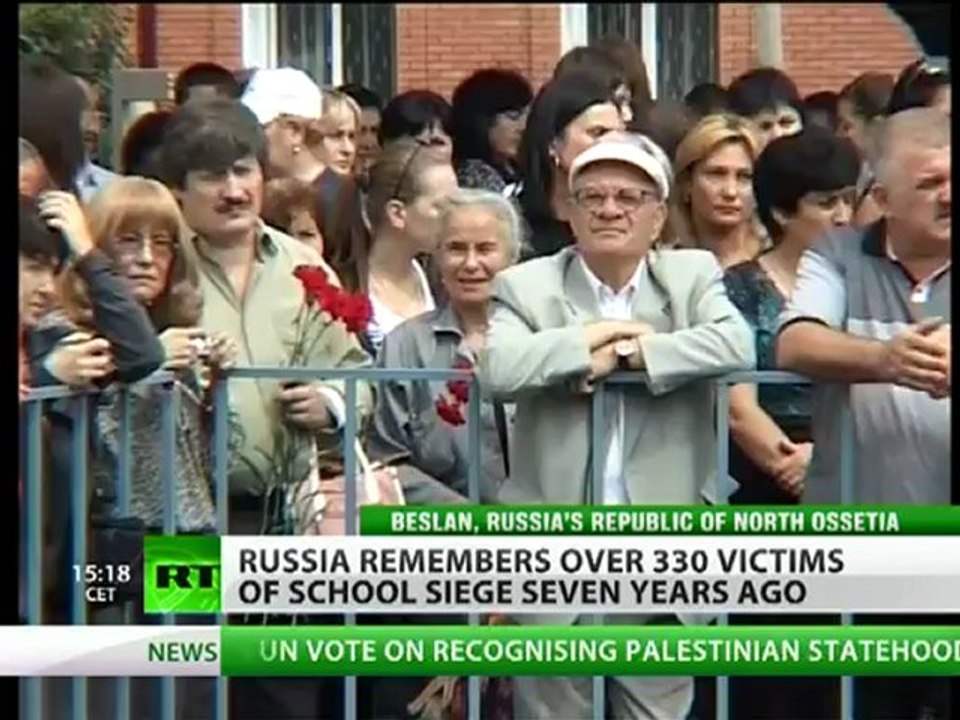 Beslan in Tears: Skies white with grief