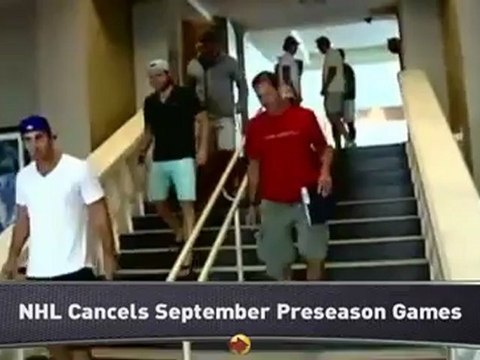 NHL Cancels September Preseason Games