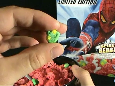 Random Spot Kellogs The Amazing Spiderman Limited Edition Spidey Berry Cereal