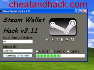 Steam Wallet Hack [] FREE Download - [September] (2012 Update)