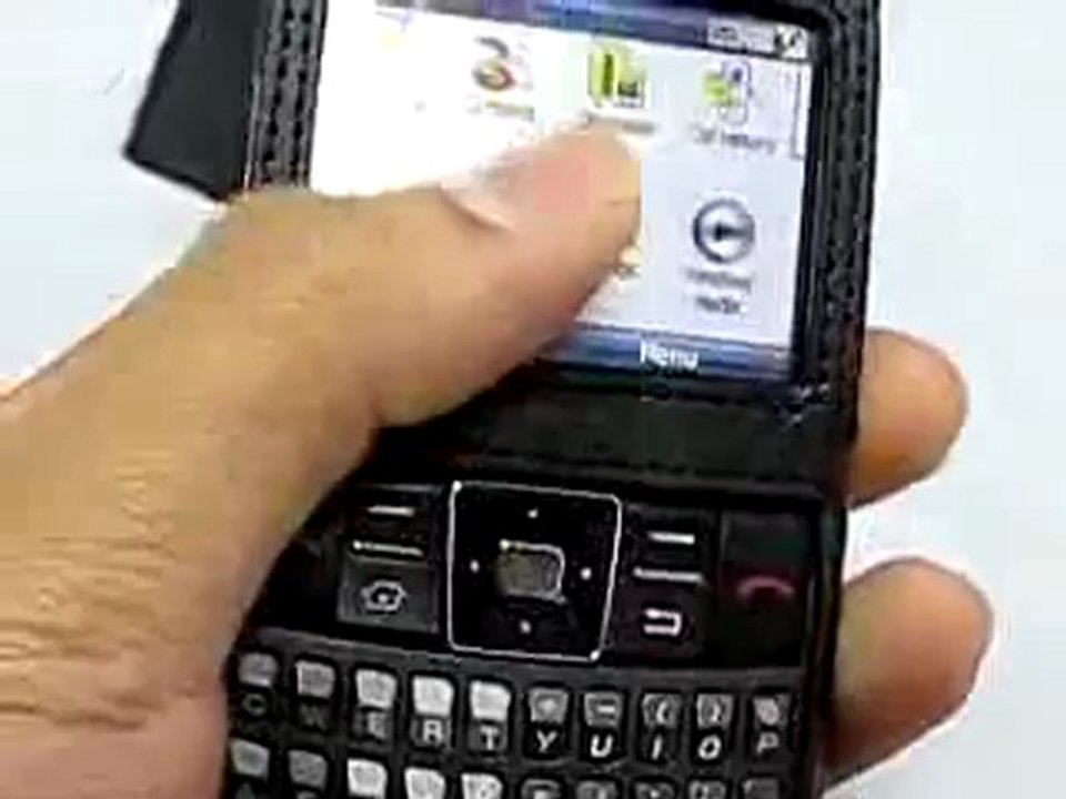 Leather Case with Belt Clip for Samsung Ace i325