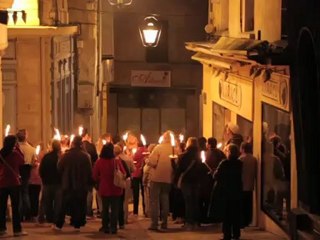 Visite aux flambeaux de la veille ville...